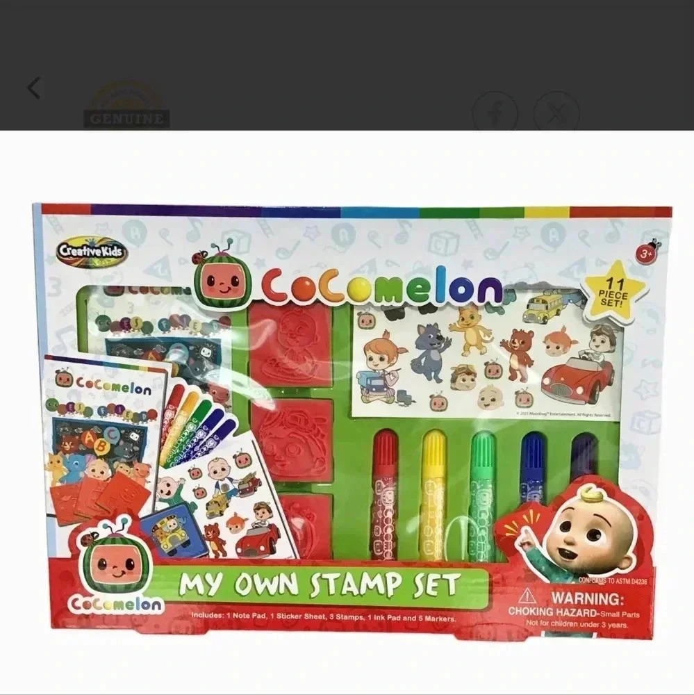 Creative Kids Cocomelon My Own Stamp Set Children Toy 3y+